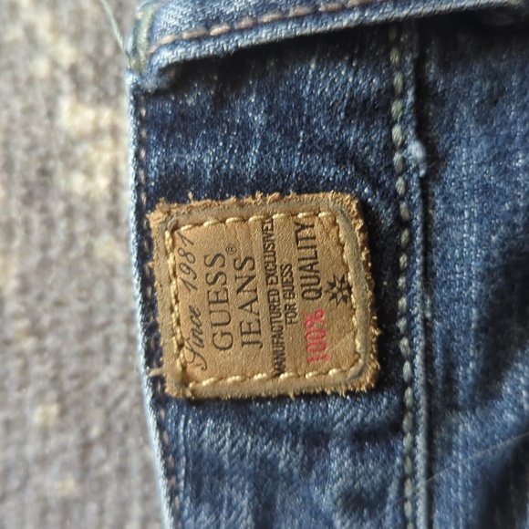 Guess Jeans Blue Flare Waist 27, Rise 7, Length 39 - Picture 3 of 6